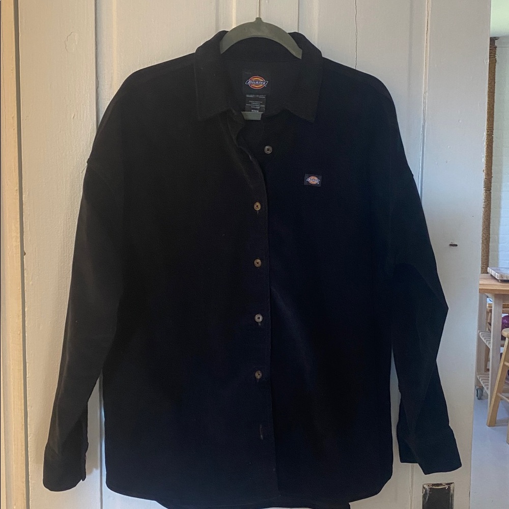 Dickies black corduroy Long Sleeve Shirt jacket